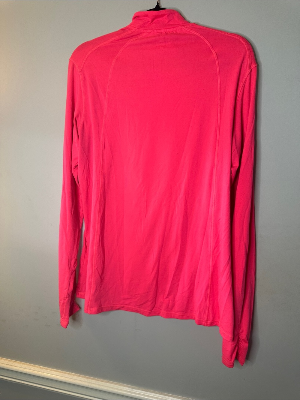 Dover Saddlery Pink Long-Sleeve Half-Zip Performance Top - Picture 5 of 5